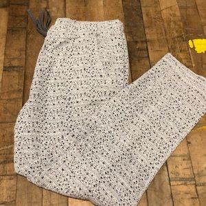 Lou & Grey Drawstring Grey Pants Size Small